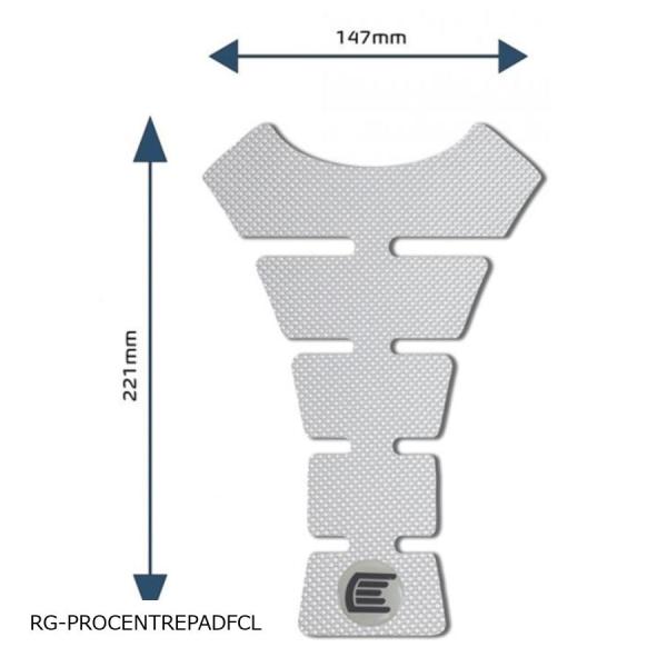 R&amp;G (アールアンドジー ) Eazi-Grip タンクグリップ:PRO:クリア Centre T...