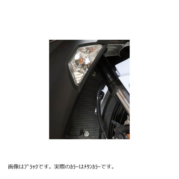 R&amp;G ラジエターガード チタン ZX-6R/636 RG-RAD0141TI