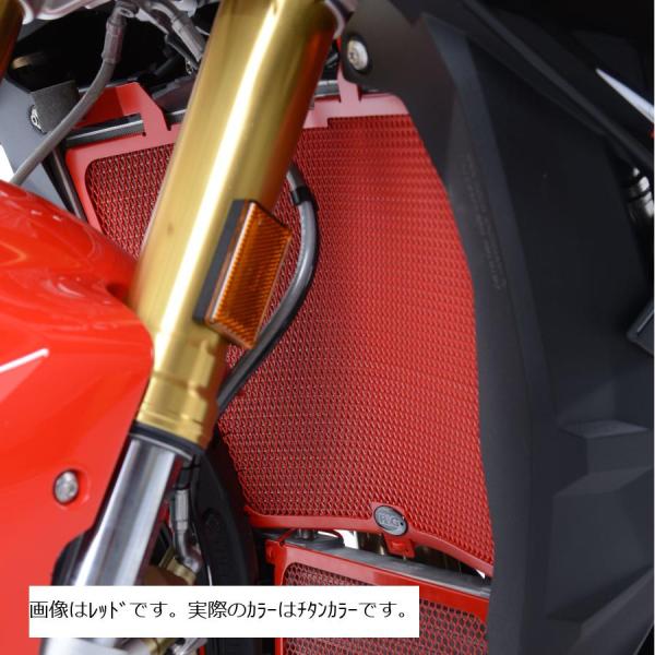 R&amp;G ラジエターガード チタンカラー BMW S1000R