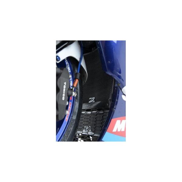 R&amp;G ラジエター&amp;オイルクーラーガードセット アルミニウム ブラック GSX-R1000(K5/K...