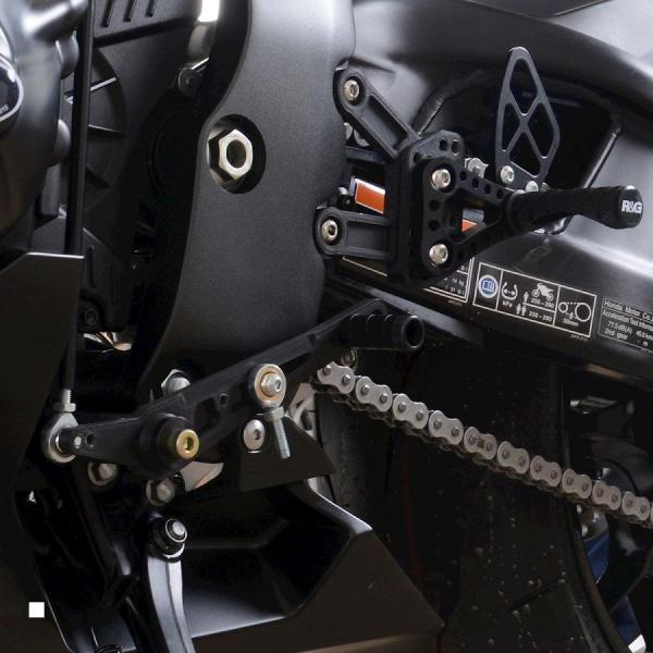 R&amp;G 可変レーシングステップキット CBR1000RR-R Fireblade SP 20- ブラ...