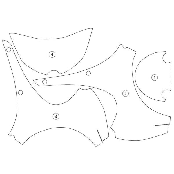 R&amp;G セカンドスキン(高品質ポリウレタン保護フィルム) KAWASAKI Z900RS Caf? ...