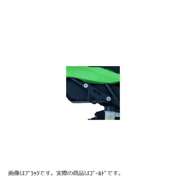 R&amp;G タイダウンフック 左右セット ゴールド ZX-25R