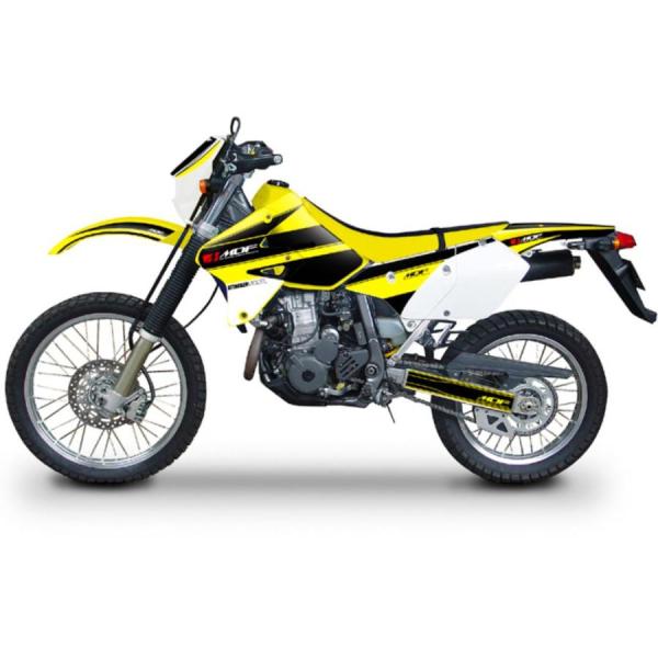 ステッカー デカール MDF アタッカースイングアーム イエロー DR-Z400S 02-07