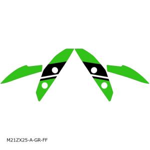 MDF グラフィックキット アタッカーモデル GR フロントフェンダー ZX-25R 20