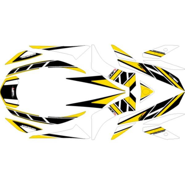 ステッカー デカール MDF グラフィックキット コンプリートセット ストロボPイエロー シグナス ...