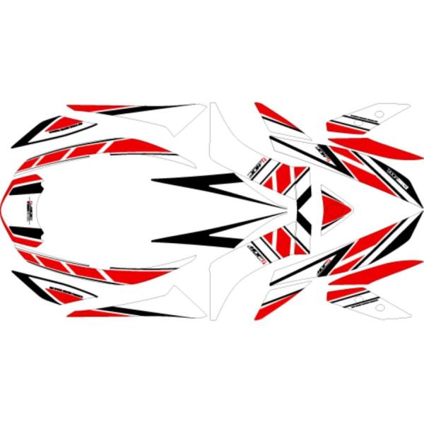 ステッカー デカール MDF グラフィックキット コンプリートセット ストロボレッド シグナス グリ...