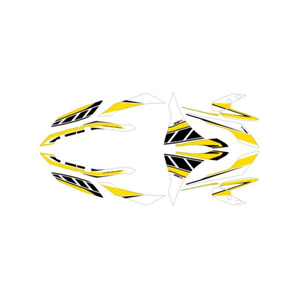 MDF グラフィックキット コンプリートセット ストロボPイエロー X FORCE