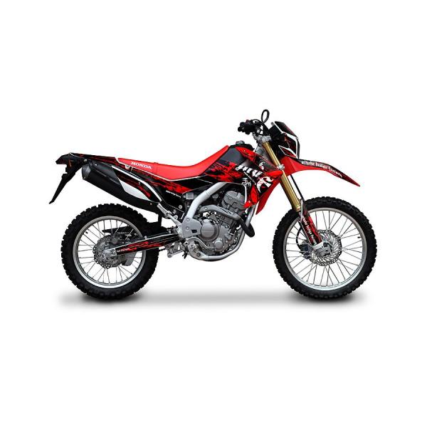 ステッカー デカール MDF ブラッディ ライトカウル レッド CRF250L 12-