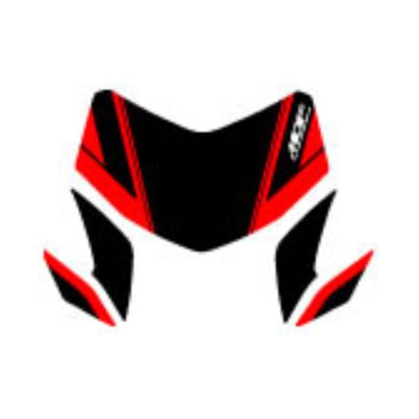 ステッカー デカール MDF アタッカー ライトカウル レッド CRF250M 13-