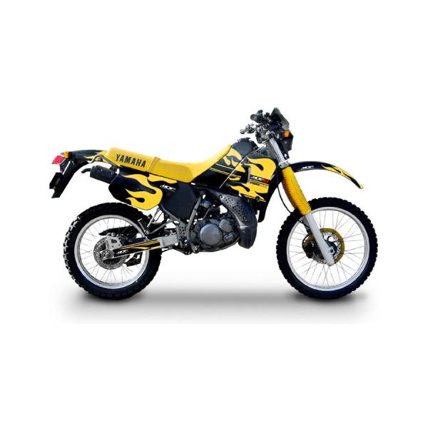 ステッカー デカール MDF ファイアー ライトカウル パンプキンイエロー DT200R 88-90