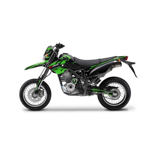 ステッカー デカール MDF ファイアー スイングアームグリーン D-TRACKER125 10-