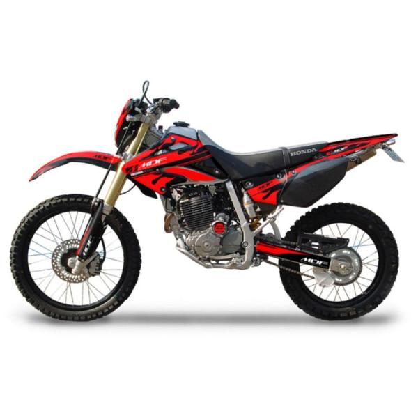 ステッカー デカール MDF ファイアー スイングアーム レッド XR250 06-07