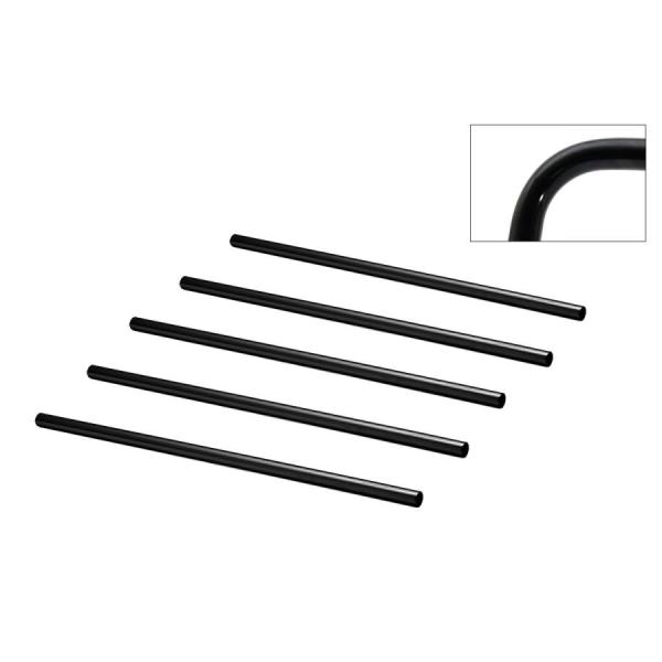 EFFEX (エフェックス) スーパーバーDrag スチールブラック 汎用Type-1 （5本セット...