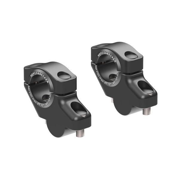 ヘプコ&amp;ベッカー ハンドルバーライザー 20mmUP ブラック GSX-8T/8TT 4230355...