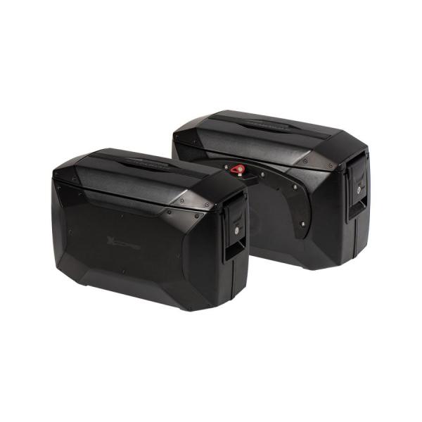 ヘプコ&amp;ベッカー サイドケース Xコア C-Bowサイドキャリア用 左右セット ブラック 61029...