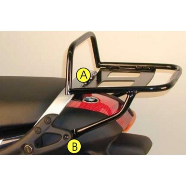 ヘプコ&amp;ベッカー トップケースキャリア リアラック ブラック K1200RS GT