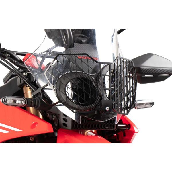 ヘプコアンドベッカー ヘッドライトグリル ブラック CRF300Rally/250Rally 21-...