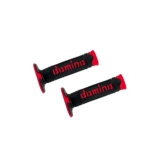 ラバーグリップ ドミノ ヤマハ オフロードタイプ DSH ブラックXレッド