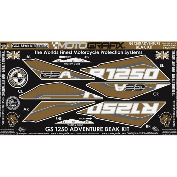 モトグラフィックス BEAK PROTECTION KIT BMW R1250GS Adventur...