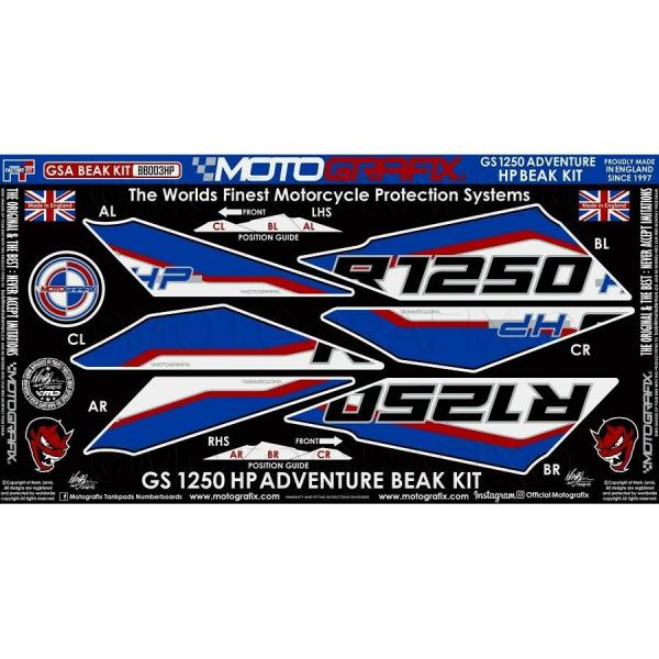 モトグラフィックス FRONT PROTECTION KIT BMW R1250GS Adventu...