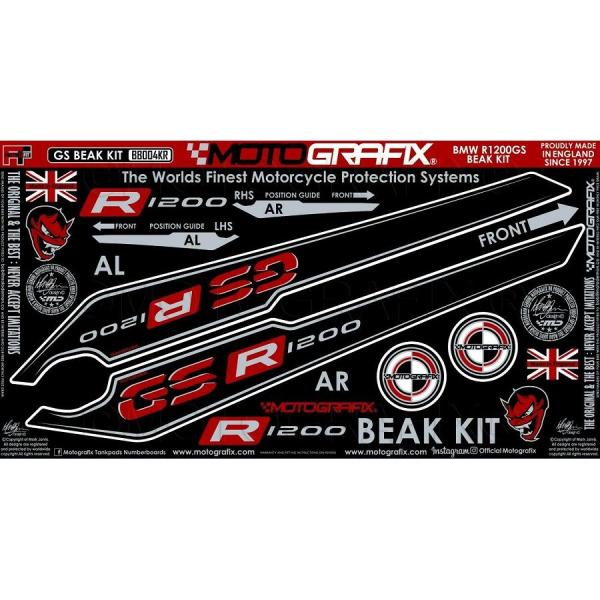 モトグラフィックス BEAK PROTECTION KIT BMW R1200GS 17-18 MT...