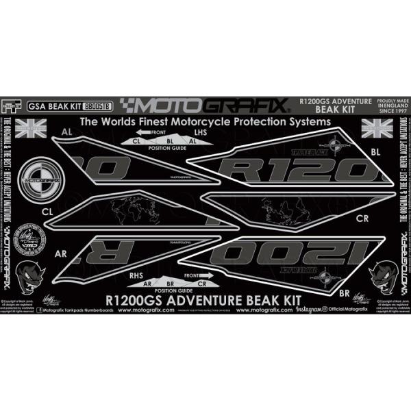 モトグラフィックス BEAK PROTECTION KIT BMW R1200GS Adventur...