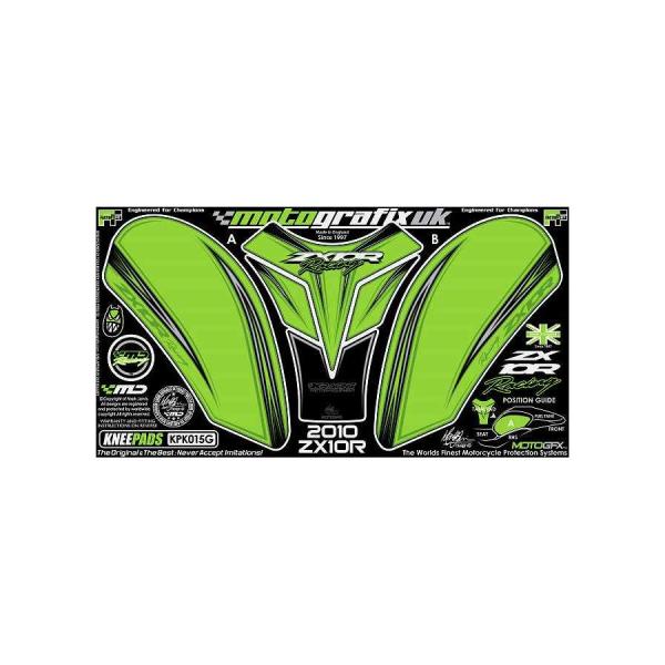 モトグラフィックス ボディパッド KNEE ZX-10R NINJA MT-KPK015G