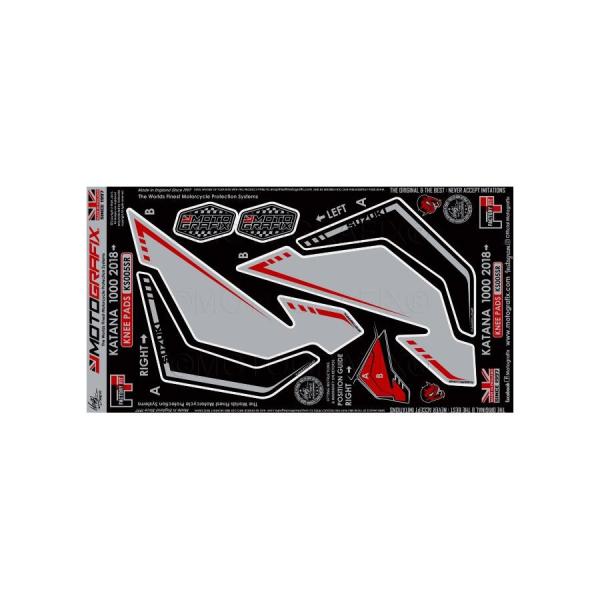 モトグラフィックス ボディパッド KNEE KATANA 18-21 MT-KS005SR