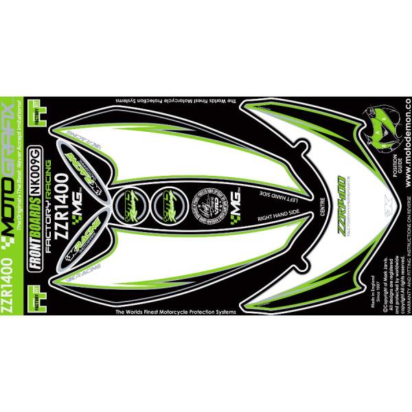 モトグラフィックス ボディパッド FRONT ZZR1400 06- MT-NK009G