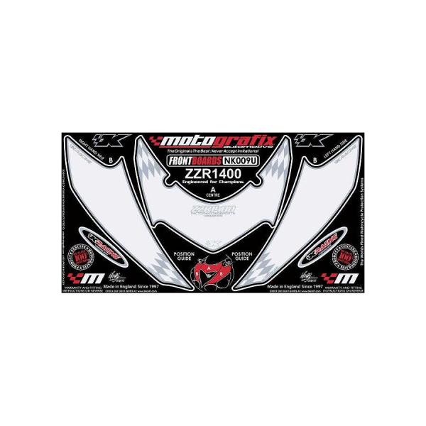 モトグラフィックス ボディパッド FRONT ZZR1400 06- MT-NK009U