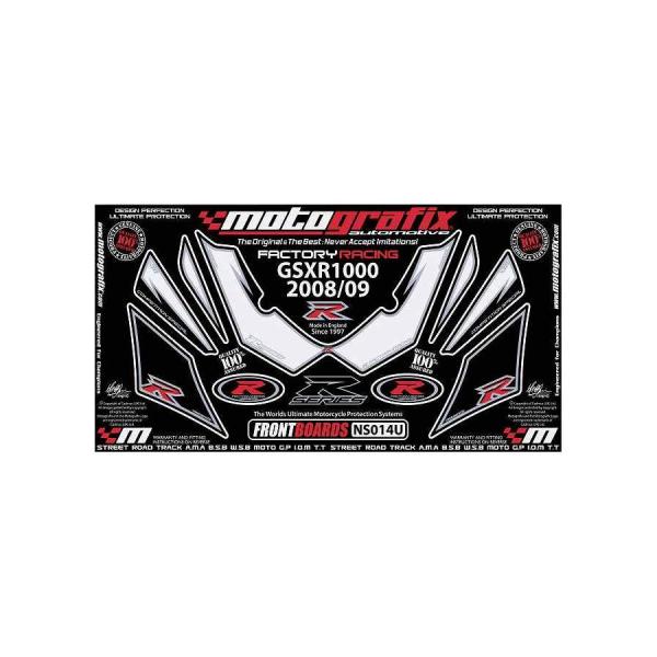 モトグラフィックス ボディパッド FRONT GSX-R1000 K9/L1(09- MT-NS01...