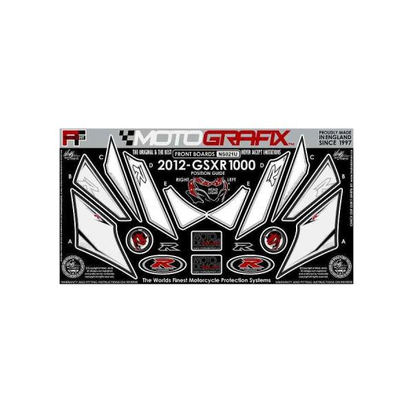 モトグラフィックス ボディパッド FRONT GSX-R1000 L2(12- MT-NS021U
