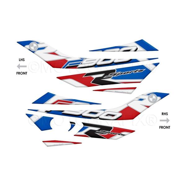 モトグラフィックス REAR BODY PAD F900R MT-RB019WBR