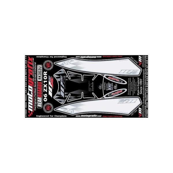 モトグラフィックス ボディパッド REAR ZX-10R NINJA 06/07 MT-RK003U