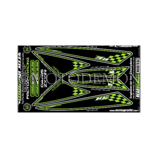 モトグラフィックス ボディパッド REAR ZX-10R NINJA C SERIES 04/05 ...