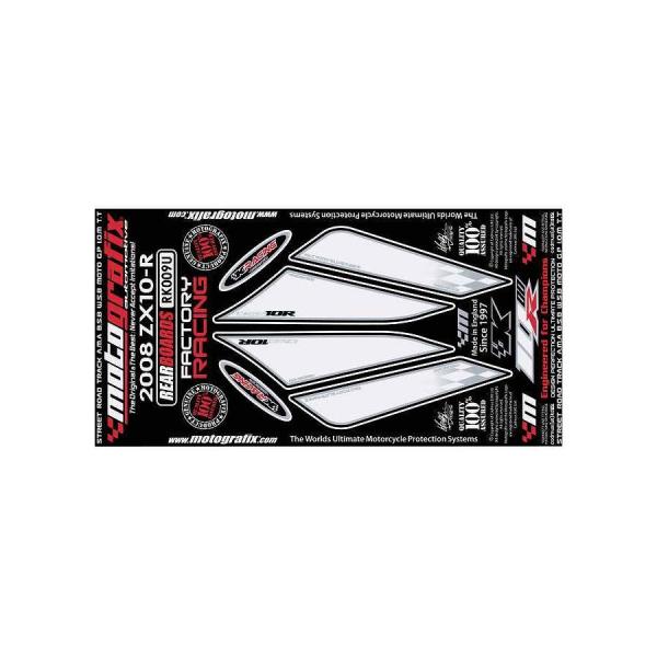 モトグラフィックス ボディパッド REAR ZX-10R NINJA 08/09 MT-RK009U