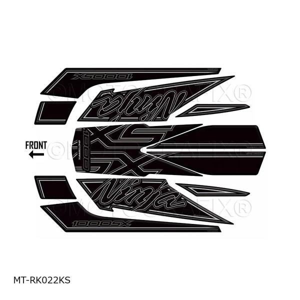 モトグラフィックス REAR BODY PAD Ninja1000SX MT-RK022KS