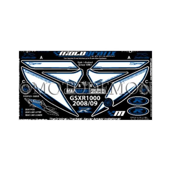 モトグラフィックス ボディパッド REAR GSX-R1000 K9/L1(09- MT-RS019...