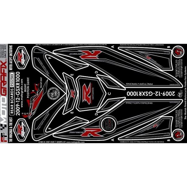 モトグラフィックス ボディパッド REAR GSX-R1000 L2(12- MT-RS023KK