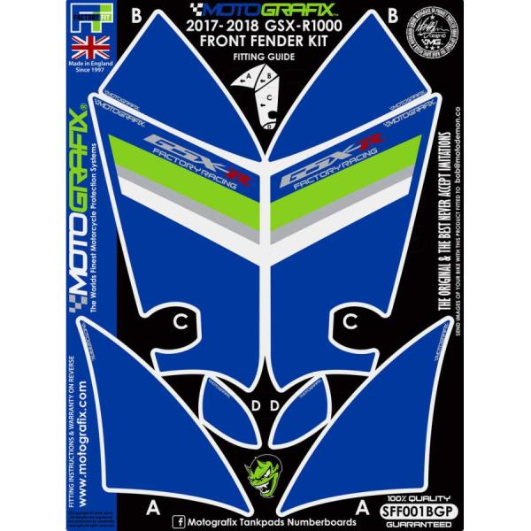 モトグラフィックス フロントフェンダーキット GSX-R1000/R 17-18 MT-SFF001...