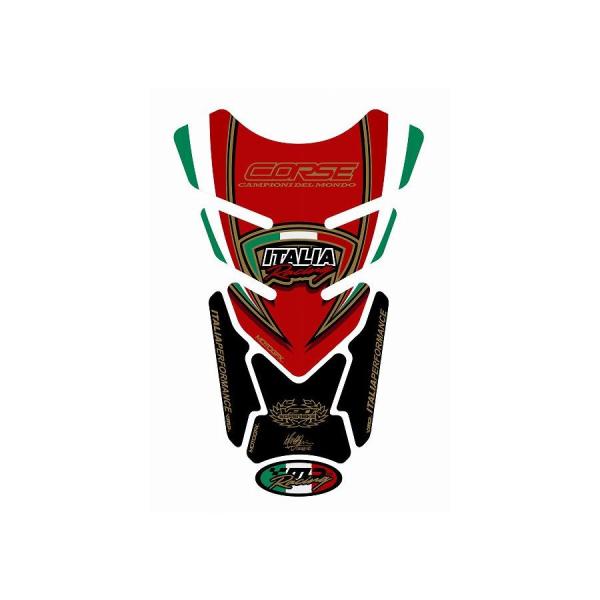 モトグラフィックス タンクパッド レッド DUCATI QUADPAD MT-TD010R