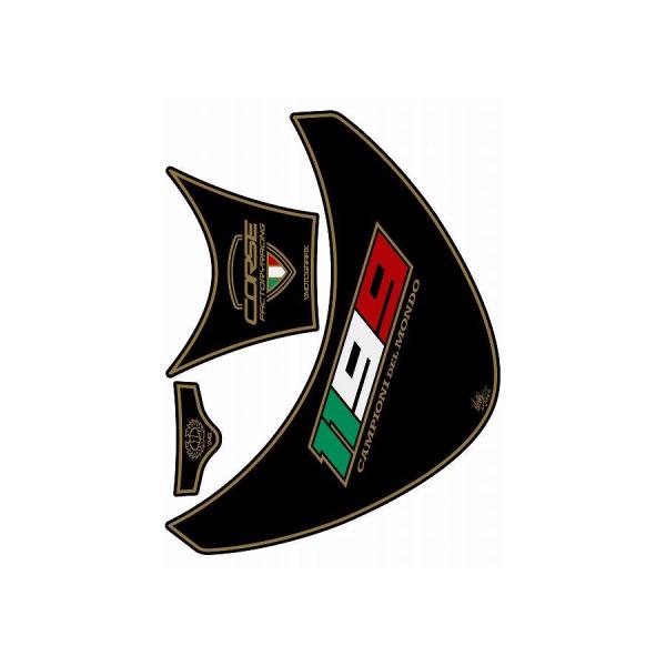 モトグラフィックス タンクパッド ブラック DUCATI 1199PANIGALE MT-TD020...