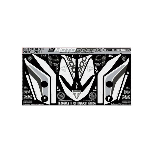 モトグラフィックス Mudguard Protection TRIUMPH Tiger900 GT ...