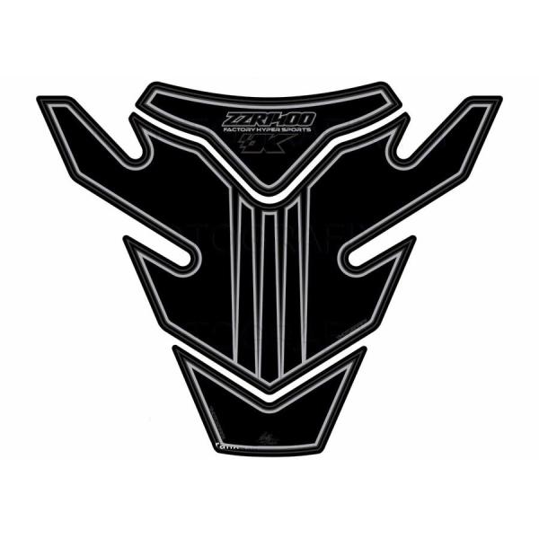 モトグラフィックス タンクパッド ブラック ZX-14R 12-16/ZZR1400 06-11 M...