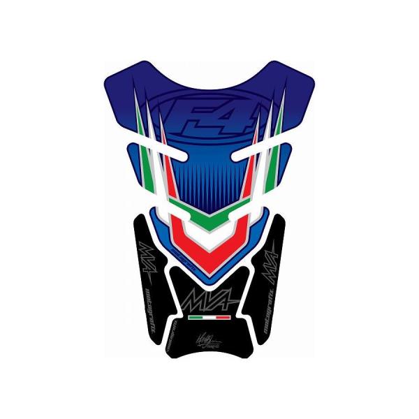 モトグラフィックス タンクパッド ブルー MV AGUSTA QUADPAD MT-TM002B