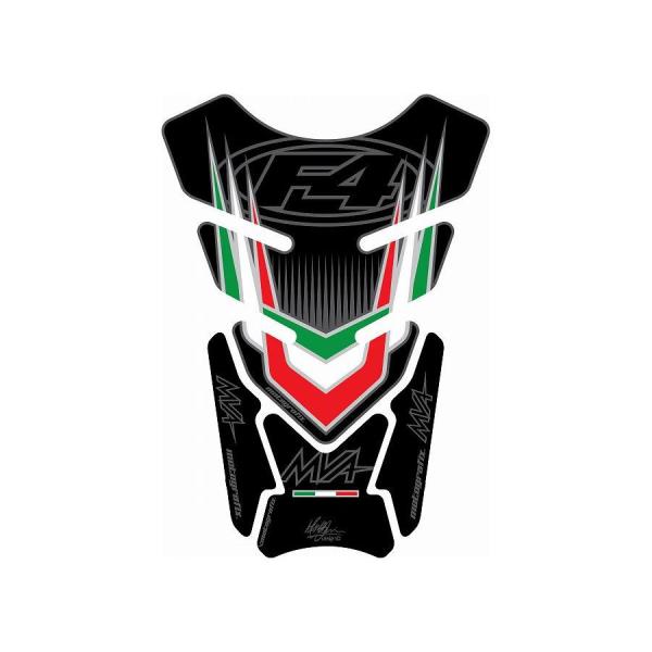モトグラフィックス タンクパッド ブラック MV AGUSTA QUADPAD MT-TM002K