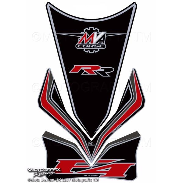 モトグラフィックス タンクパッド ブラック MV AGUSTA MVA4 RR MT-TM004K