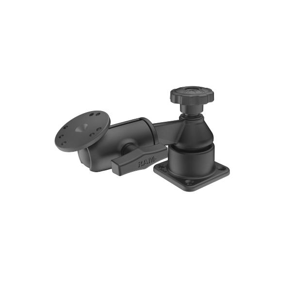 RAM MOUNTS(ラムマウント) AMPSラウンドベース＆スイングアームセット 152mm長 シ...