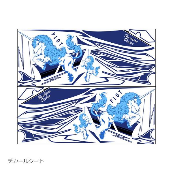 プロト デカールキット ユニコーンA ブルー YZF-R3/R25 15-18